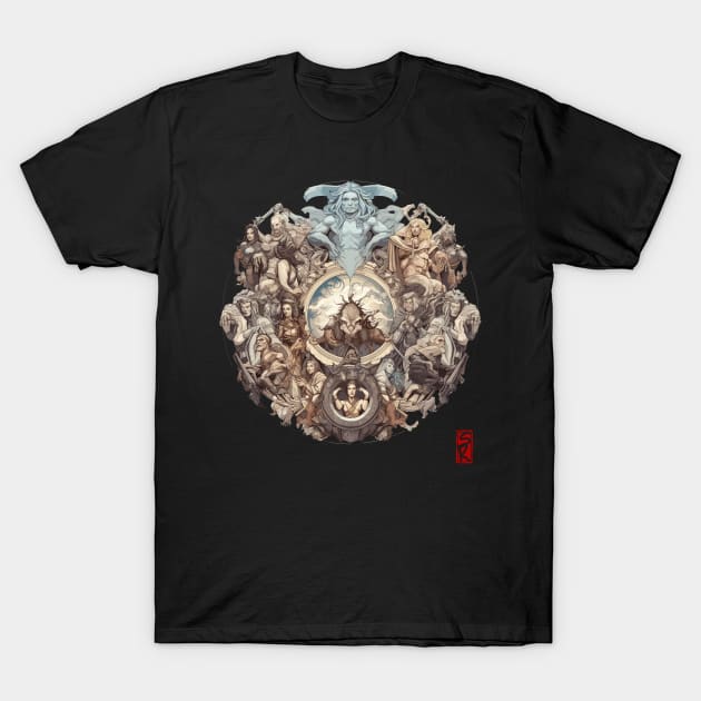 Gods T-Shirt by siriusreno